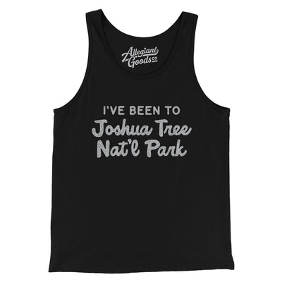I've Been To Joshua Tree National Park Men/Unisex Tank Top-Black-Allegiant Goods Co. Vintage Sports Apparel