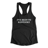 I've Been To Kentucky Women's Racerback Tank-Black-Allegiant Goods Co. Vintage Sports Apparel