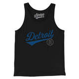 Detroit Vintage Script Men/Unisex Tank Top-Allegiant Goods Co. Vintage Sports Apparel