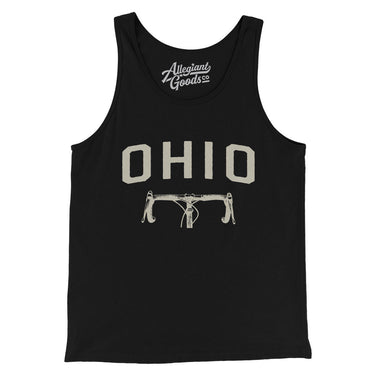 Ohio Cycling Men/Unisex Tank Top-Black-Allegiant Goods Co. Vintage Sports Apparel