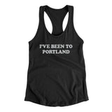 I've Been To Portland Women's Racerback Tank-Allegiant Goods Co. Vintage Sports Apparel