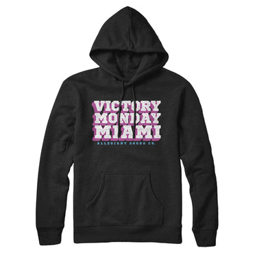 Victory Monday Miami Hoodie-Allegiant Goods Co. Vintage Sports Apparel