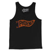 Phoenix Pennant Men/Unisex Tank Top-Black-Allegiant Goods Co. Vintage Sports Apparel