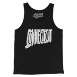 Connecticut State Shape Text Men/Unisex Tank Top-Allegiant Goods Co. Vintage Sports Apparel