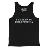 I've Been To Philadelphia Men/Unisex Tank Top-Black-Allegiant Goods Co. Vintage Sports Apparel