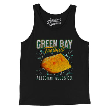 Green Bay Football Throwback Mascot Men/Unisex Tank Top-Allegiant Goods Co. Vintage Sports Apparel