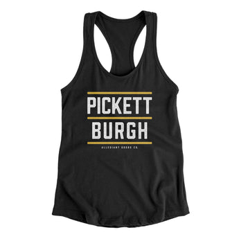 Pickett Burgh Women's Racerback Tank-Allegiant Goods Co. Vintage Sports Apparel