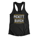 Pickett Burgh Women's Racerback Tank-Allegiant Goods Co. Vintage Sports Apparel