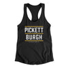 Pickett Burgh Women's Racerback Tank-Black-Allegiant Goods Co. Vintage Sports Apparel