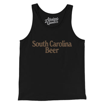 South Carolina Beer Men/Unisex Tank Top-Black-Allegiant Goods Co. Vintage Sports Apparel