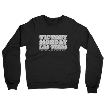 Victory Monday Las Vegas Midweight French Terry Crewneck Sweatshirt-Allegiant Goods Co. Vintage Sports Apparel