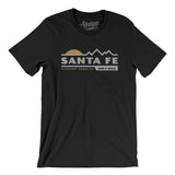 Santa Fe Mountain Sunset Men/Unisex T-Shirt-Black-Allegiant Goods Co. Vintage Sports Apparel