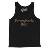 Pennsylvania Beer Men/Unisex Tank Top-Black-Allegiant Goods Co. Vintage Sports Apparel
