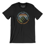 Leadville Colorado Retro Badge Men/Unisex T-Shirt-Black-Allegiant Goods Co. Vintage Sports Apparel