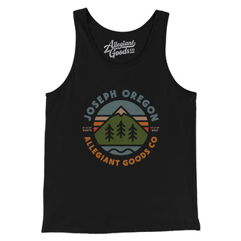 Joseph Oregon Retro Badge Men/Unisex Tank Top-Allegiant Goods Co. Vintage Sports Apparel