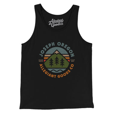Joseph Oregon Retro Badge Men/Unisex Tank Top-Allegiant Goods Co. Vintage Sports Apparel