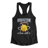 Houston Baseball Throwback Mascot Women's Racerback Tank-Allegiant Goods Co. Vintage Sports Apparel
