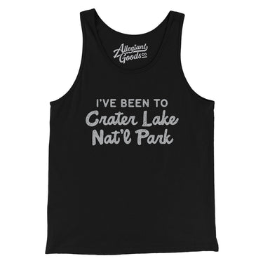 I've Been To Crater Lake National Park Men/Unisex Tank Top-Allegiant Goods Co. Vintage Sports Apparel