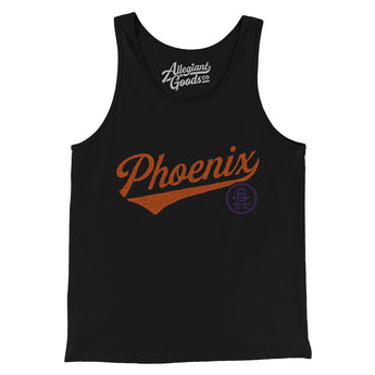 Phoenix Vintage Script Men/Unisex Tank Top-Allegiant Goods Co. Vintage Sports Apparel
