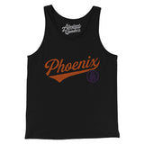 Phoenix Vintage Script Men/Unisex Tank Top-Allegiant Goods Co. Vintage Sports Apparel