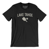 Lake Tahoe Pickleball Men/Unisex T-Shirt-Black-Allegiant Goods Co. Vintage Sports Apparel