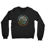 Seward Alaska Retro Badge Midweight French Terry Crewneck Sweatshirt-Allegiant Goods Co. Vintage Sports Apparel