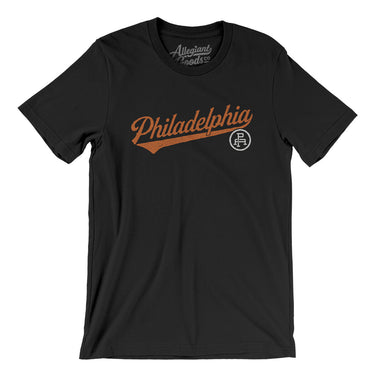 Philadelphia Vintage Script Men/Unisex T-Shirt-Allegiant Goods Co. Vintage Sports Apparel