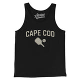 Cape Cod Pickleball Men/Unisex Tank Top-Black-Allegiant Goods Co. Vintage Sports Apparel