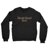 Rhode Island Beer Midweight French Terry Crewneck Sweatshirt-Allegiant Goods Co. Vintage Sports Apparel