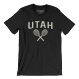 Utah Tennis Men/Unisex T-Shirt-Black-Allegiant Goods Co. Vintage Sports Apparel
