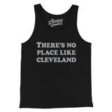 There's No Place Like Cleveland Men/Unisex Tank Top-Black-Allegiant Goods Co. Vintage Sports Apparel