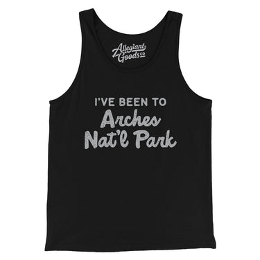 I've Been To Arches National Park Men/Unisex Tank Top-Allegiant Goods Co. Vintage Sports Apparel