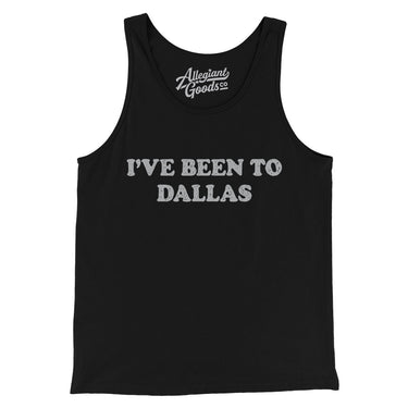 I've Been To Dallas Men/Unisex Tank Top-Allegiant Goods Co. Vintage Sports Apparel