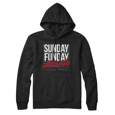 Sunday Funday Atlanta Hoodie-Allegiant Goods Co. Vintage Sports Apparel
