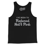 I've Been To Redwood National Park Men/Unisex Tank Top-Black-Allegiant Goods Co. Vintage Sports Apparel