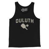 Duluth Pickleball Men/Unisex Tank Top-Black-Allegiant Goods Co. Vintage Sports Apparel