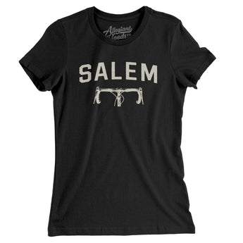 Salem Cycling Women's T-Shirt-Black-Allegiant Goods Co. Vintage Sports Apparel