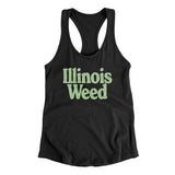 Illinois Weed Women's Racerback Tank-Allegiant Goods Co. Vintage Sports Apparel