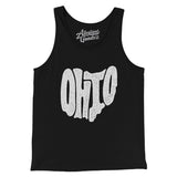 Ohio State Shape Text Men/Unisex Tank Top-Allegiant Goods Co. Vintage Sports Apparel