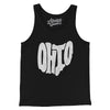 Ohio State Shape Text Men/Unisex Tank Top-Black-Allegiant Goods Co. Vintage Sports Apparel