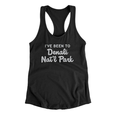 I've Been To Denali National Park Women's Racerback Tank-Allegiant Goods Co. Vintage Sports Apparel