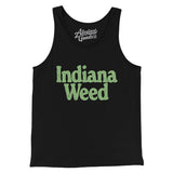 Indiana Weed Men/Unisex Tank Top-Black-Allegiant Goods Co. Vintage Sports Apparel