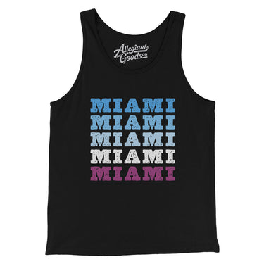 Miami Repeat Men/Unisex Tank Top-Allegiant Goods Co. Vintage Sports Apparel