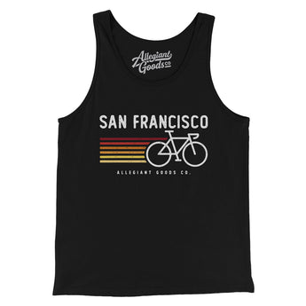 San Francisco Cycling Men/Unisex Tank Top-Allegiant Goods Co. Vintage Sports Apparel