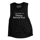 I've Been To Olympic National Park Women's Flowey Scoopneck Muscle Tank-Allegiant Goods Co. Vintage Sports Apparel