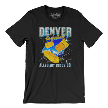 Denver Basketball Throwback Mascot Men/Unisex T-Shirt-Allegiant Goods Co. Vintage Sports Apparel