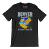 Denver Basketball Throwback Mascot Men/Unisex T-Shirt-Black-Allegiant Goods Co. Vintage Sports Apparel