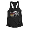 Alabama Cycling Women's Racerback Tank-Black-Allegiant Goods Co. Vintage Sports Apparel