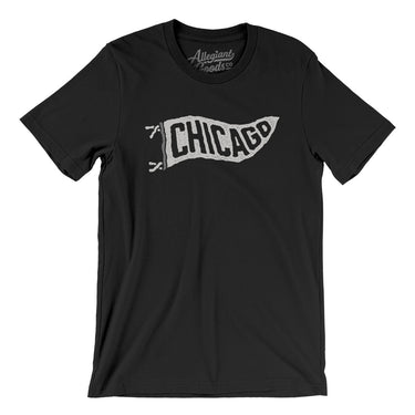 Chicago Pennant Men/Unisex T-Shirt-Allegiant Goods Co. Vintage Sports Apparel