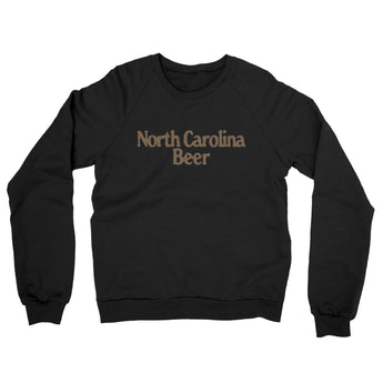 North Carolina Beer Midweight French Terry Crewneck Sweatshirt-Allegiant Goods Co. Vintage Sports Apparel